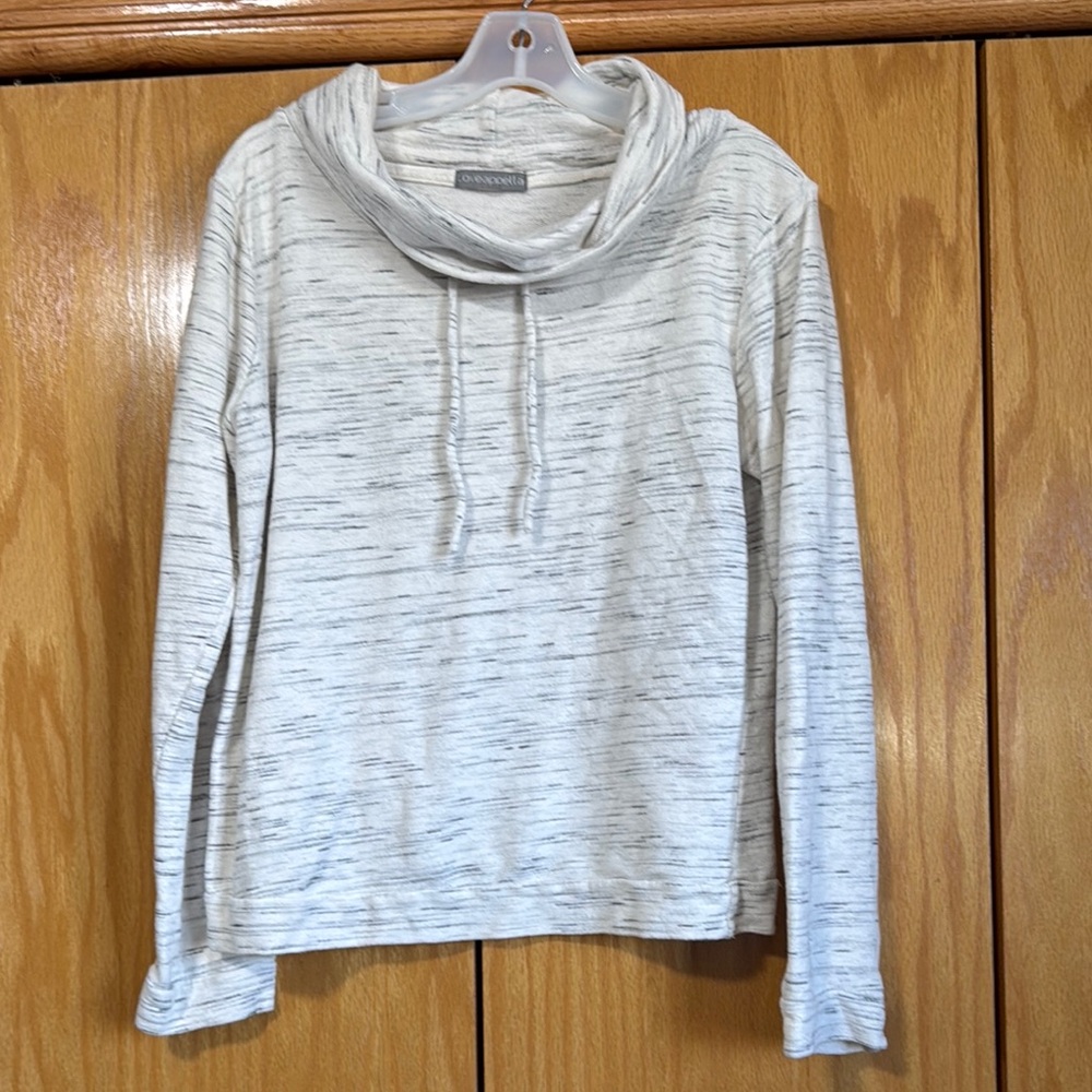 Cozy White Cowl Neck Sweater